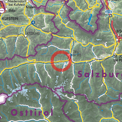 Landkarte Piesendorf