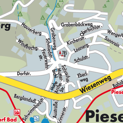 Stadtplan Piesendorf