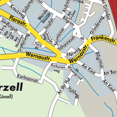 Stadtplan Pilgerzell
