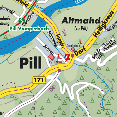 Stadtplan Pill