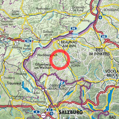 Landkarte Pischelsdorf am Engelbach