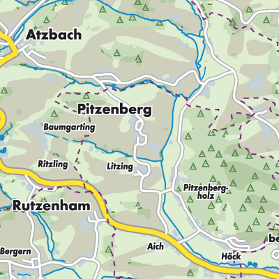Übersichtsplan Pitzenberg