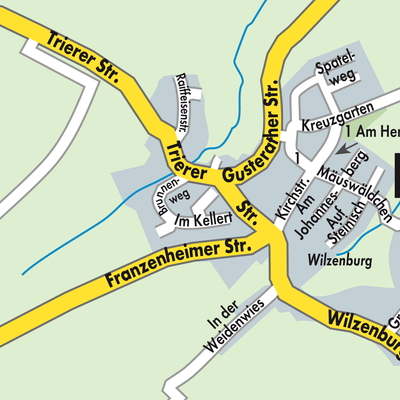 Stadtplan Pluwig