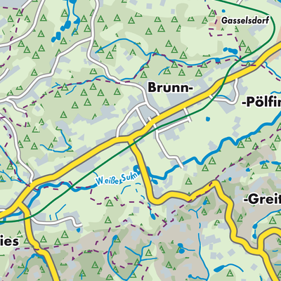 Übersichtsplan Pölfing-Brunn