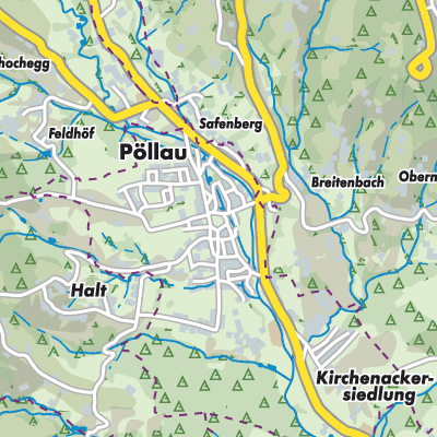 Übersichtsplan Pöllau