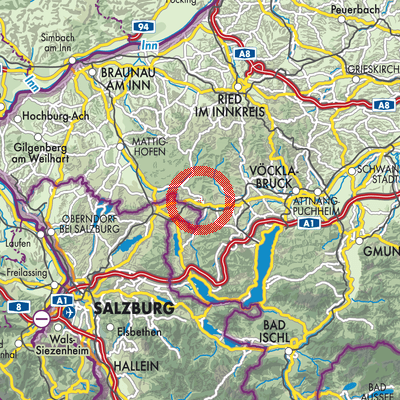 Landkarte Pöndorf