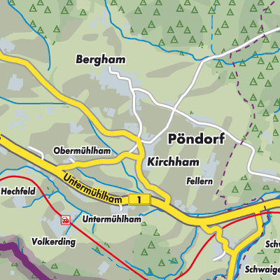 Übersichtsplan Pöndorf