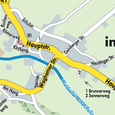 Stadtplan Polling im Innkreis