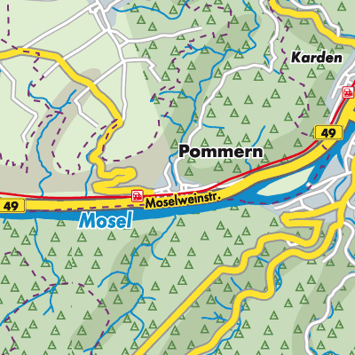 Übersichtsplan Pommern