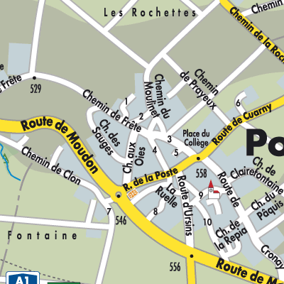Stadtplan Pomy