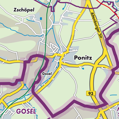 Übersichtsplan Ponitz