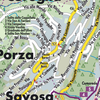 Stadtplan Porza