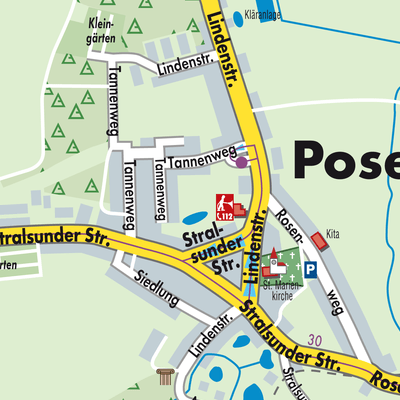 Stadtplan Poseritz