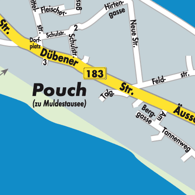 Stadtplan Pouch