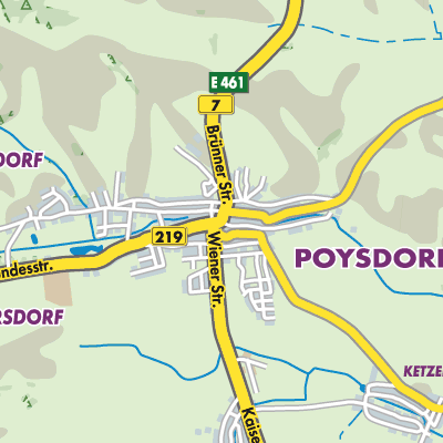 Übersichtsplan Poysdorf