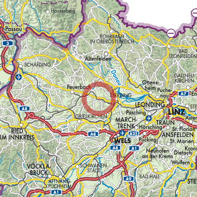 Landkarte Prambachkirchen
