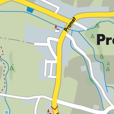 Stadtplan Pramet