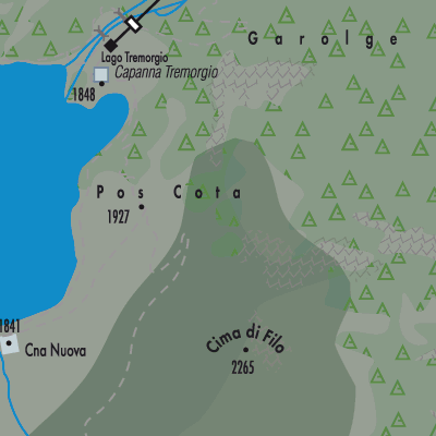 Stadtplan Prato (Leventina)