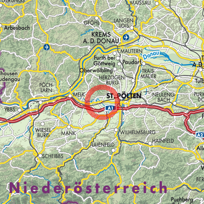 Landkarte Prinzersdorf