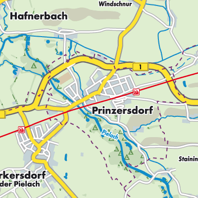 Übersichtsplan Prinzersdorf