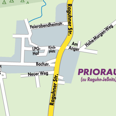 Stadtplan Priorau