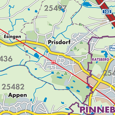 Übersichtsplan Prisdorf