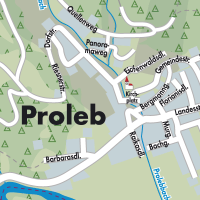 Stadtplan Proleb