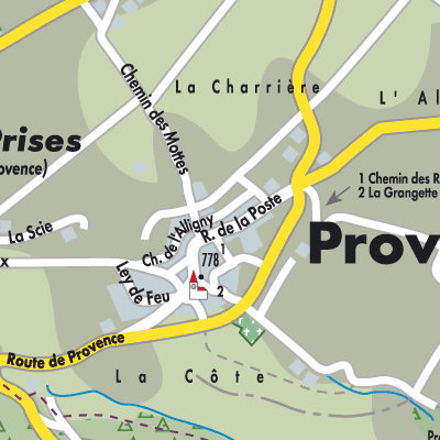 Stadtplan Provence