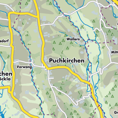 Übersichtsplan Puchkirchen am Trattberg