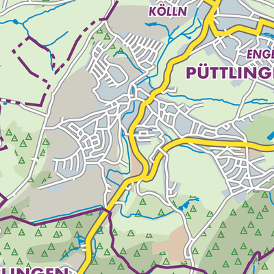 Übersichtsplan Püttlingen