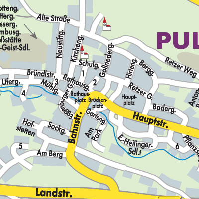 Stadtplan Pulkau