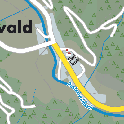 Stadtplan Pusterwald