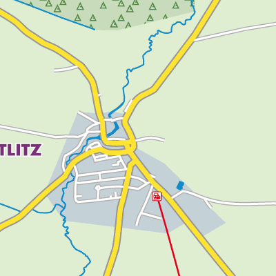 Übersichtsplan Putlitz-Berge