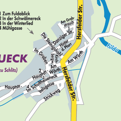 Stadtplan Queck