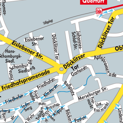 Stadtplan Querfurt