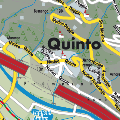 Stadtplan Quinto