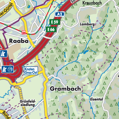 Übersichtsplan Raaba-Grambach