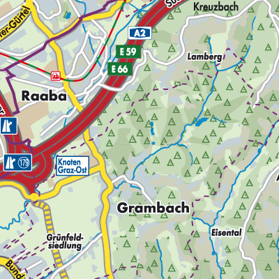 RaabaGrambach Stadtpläne und Landkarten