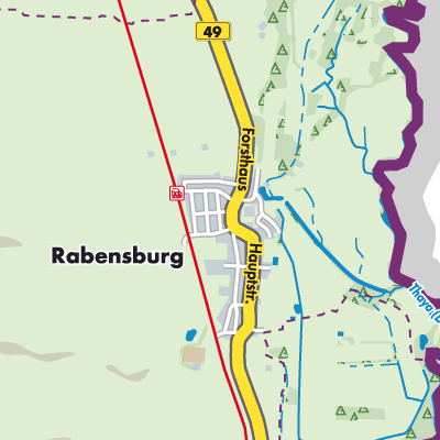 Übersichtsplan Rabensburg