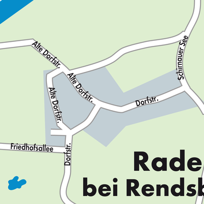 Stadtplan Rade