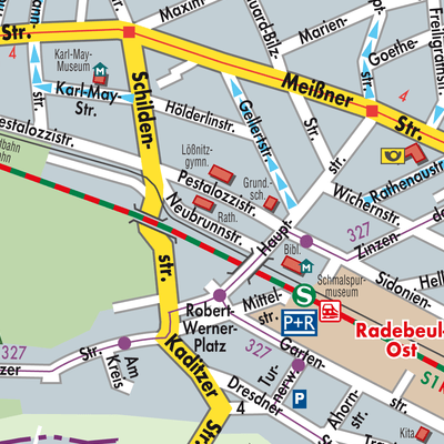 Stadtplan Radebeul