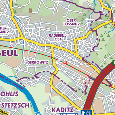 Übersichtsplan Radebeul
