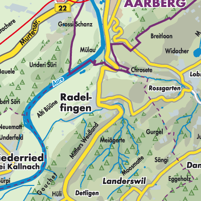 Übersichtsplan Radelfingen