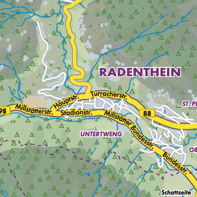 Übersichtsplan Radenthein
