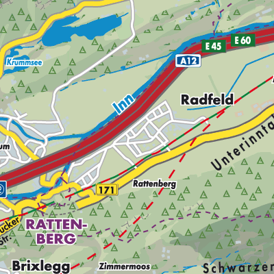 Übersichtsplan Radfeld