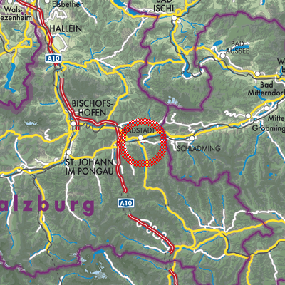 Landkarte Radstadt