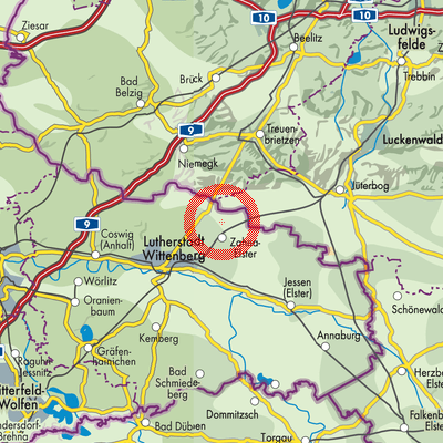 Landkarte Rahnsdorf