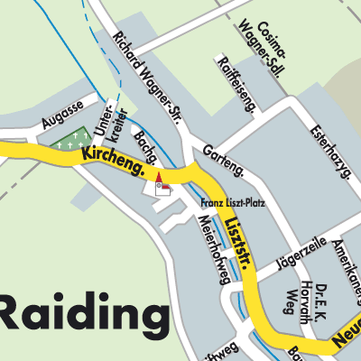 Stadtplan Raiding