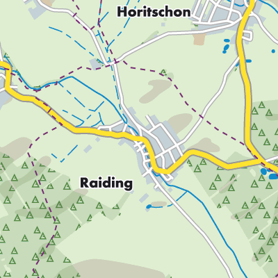 Raiding - Stadtpläne und Landkarten