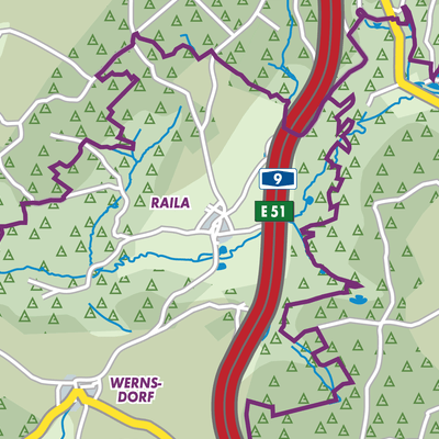 Übersichtsplan Raila